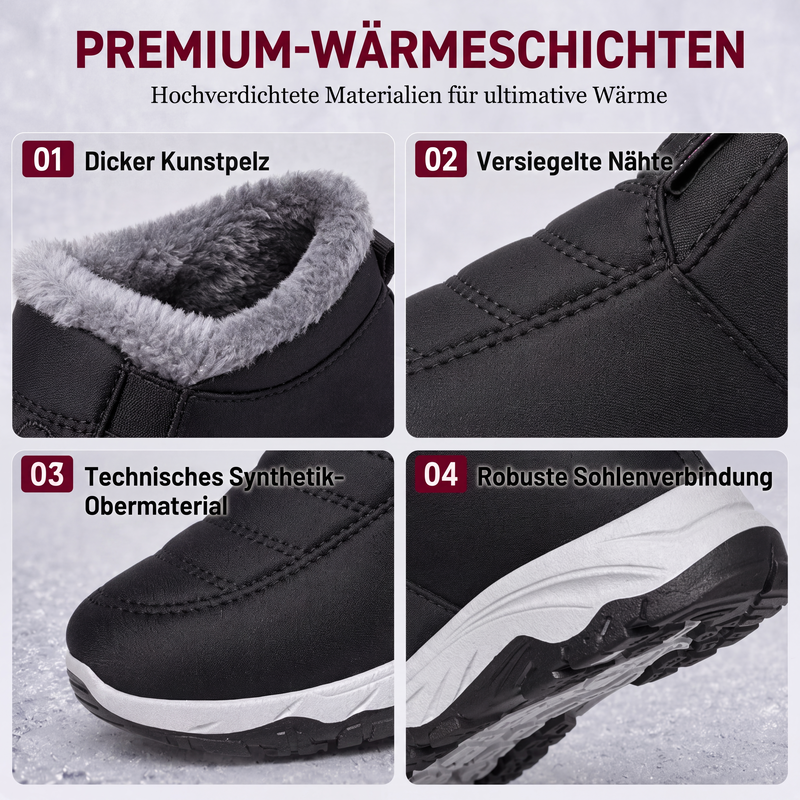 Warme Winter-Slipper-Schneestiefel für Herren