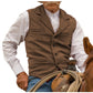 🦺 50 % RABATT | Klassischer Vintage-Charme – Herren Weste mit Revers & Fischgrätmuster