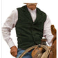 🦺 50 % RABATT | Klassischer Vintage-Charme – Herren Weste mit Revers & Fischgrätmuster