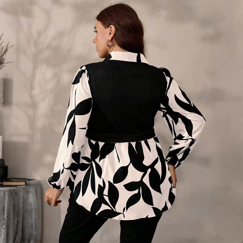 👚 50 % RABATT | Schluss mit kompliziertem Layering – Damen Oberteil im eleganten 2-in-1-Look