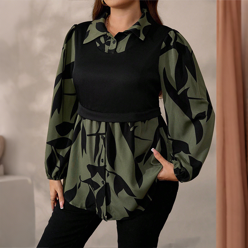 👚 50 % RABATT | Schluss mit kompliziertem Layering – Damen Oberteil im eleganten 2-in-1-Look