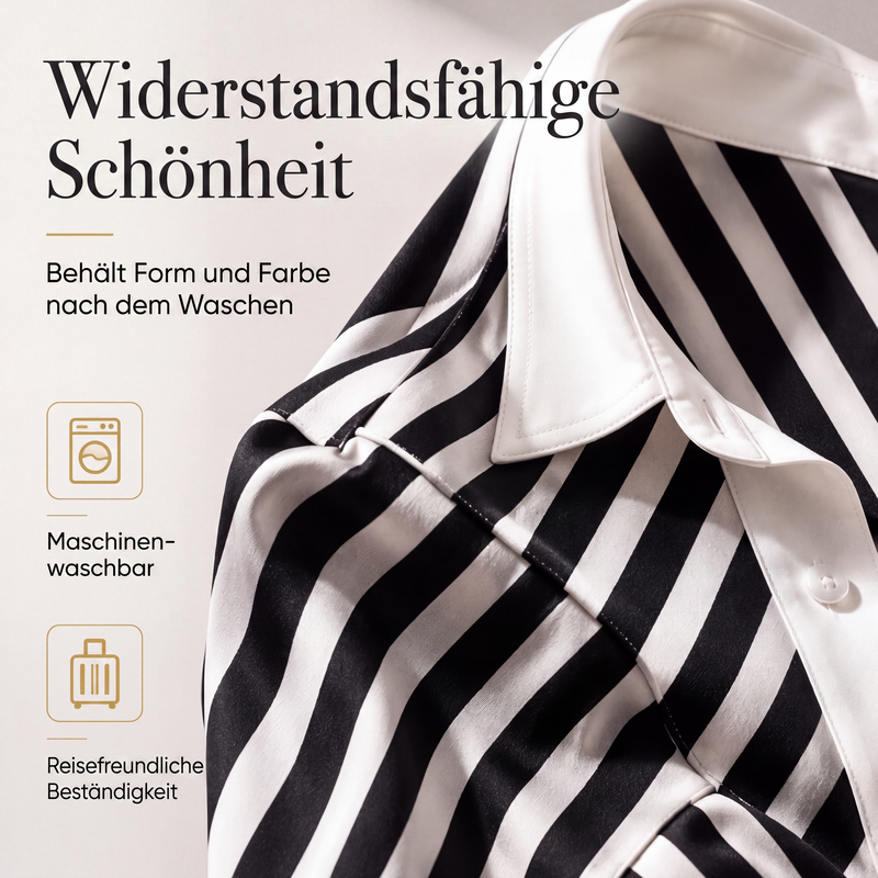🌿👖 Bestseller – Streifen-Shirt und weite Hose – luftig und elegant