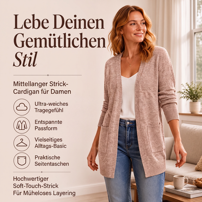 💎🛍️ Tagesangebot – Offener Strickcardigan – ideal für Alltag und Freizeit