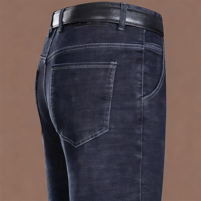 👖 50 % RABATT | Wärmendes Futter & bequemer gerader Schnitt – Herren Winter-Jeans
