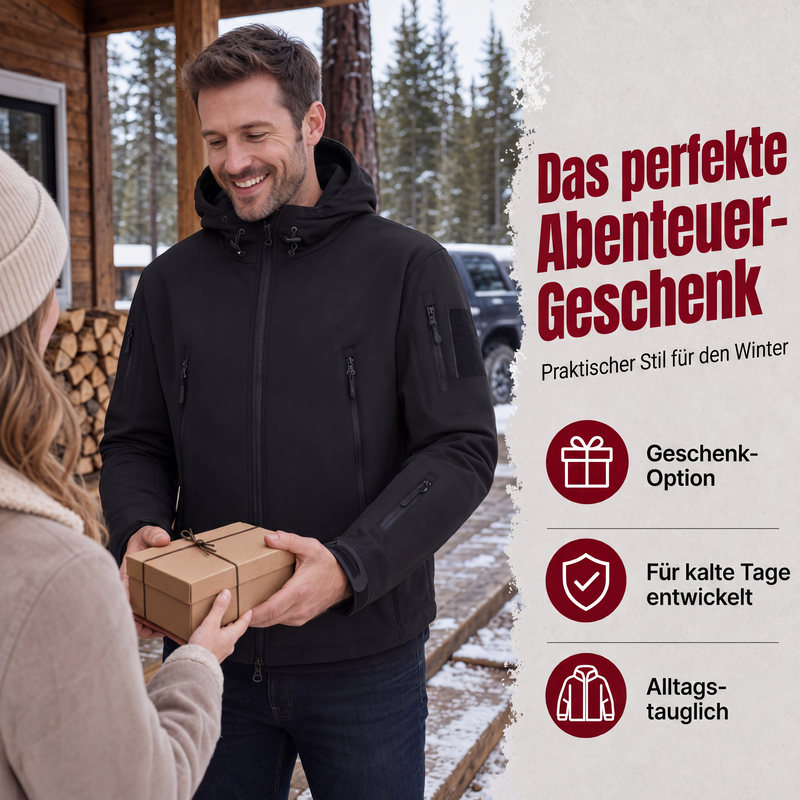 📢🎉50% Rabatt 🛍️✨Qualität überzeugt! Wasserdichte und warme Outdoorjacke für Herren
