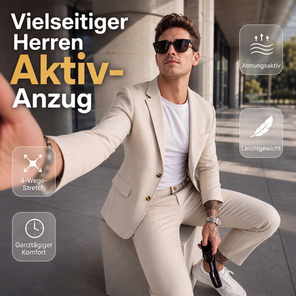 Vielseitiges Stretch-Business-Kostüm für Herren