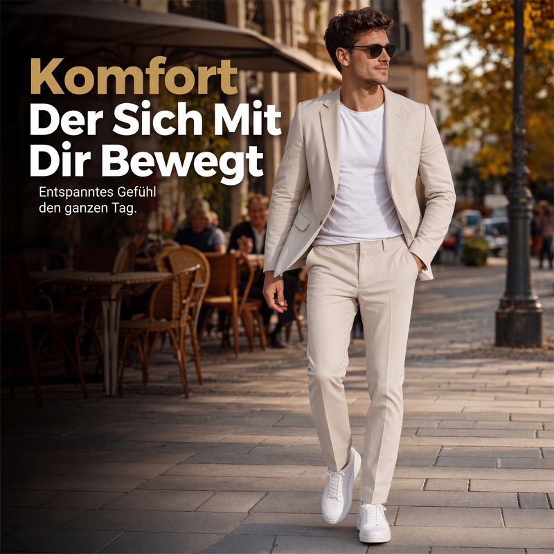 Vielseitiges Stretch-Business-Kostüm für Herren