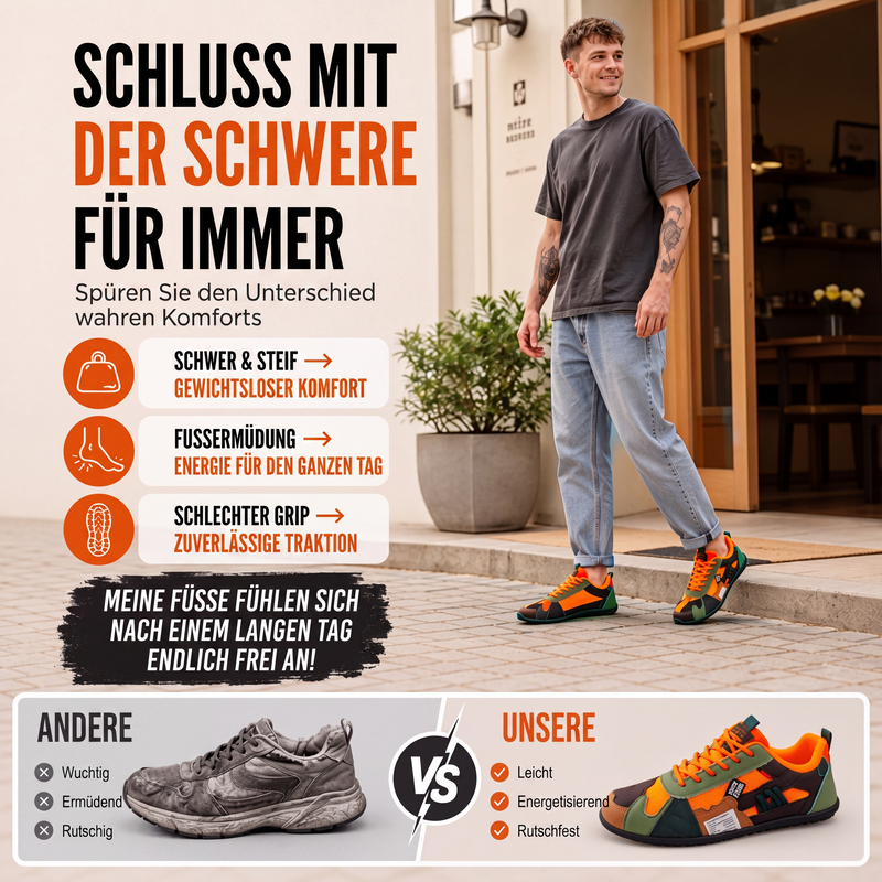 Leichte Slipper-Wanderschuhe für Herren