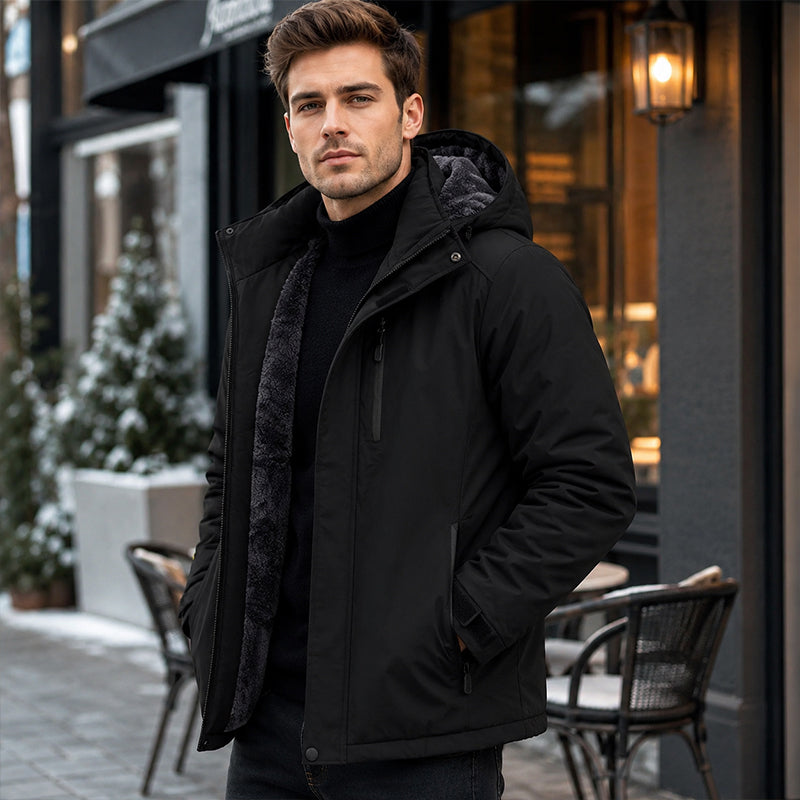 Winddichte Winter-Shell-Jacke