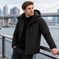 Winddichte Winter-Shell-Jacke