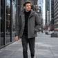 Winddichte Winter-Shell-Jacke