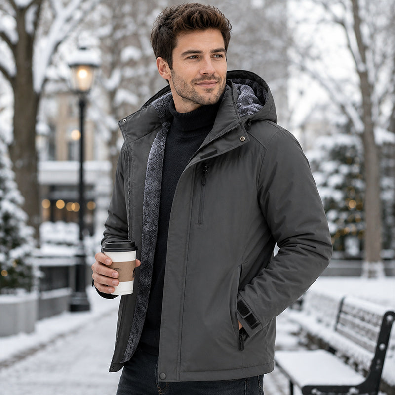 Winddichte Winter-Shell-Jacke