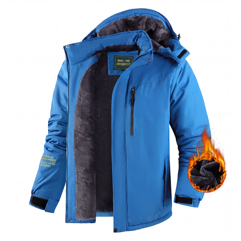Winddichte Winter-Shell-Jacke
