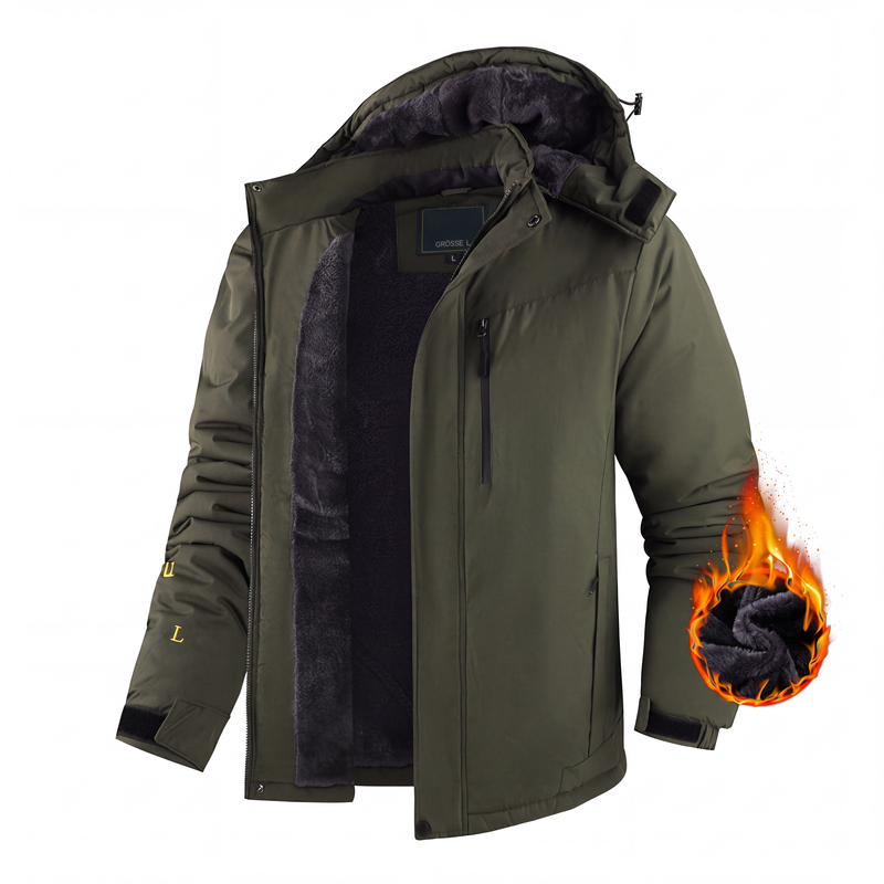 Winddichte Winter-Shell-Jacke
