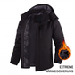 Winddichte Winter-Shell-Jacke
