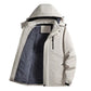 Winddichte Winter-Shell-Jacke