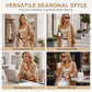📢📢50% Rabatt!!! 🎉✨ Damen-Strickcardigan im Loose Fit – Lässiger Loose-Fit-Schnitt, weicher Strick und vielseitig kombinierbar – perfekt für einen gemütlichen Look im Alltag & in der Freizeit. Jetzt -50%!