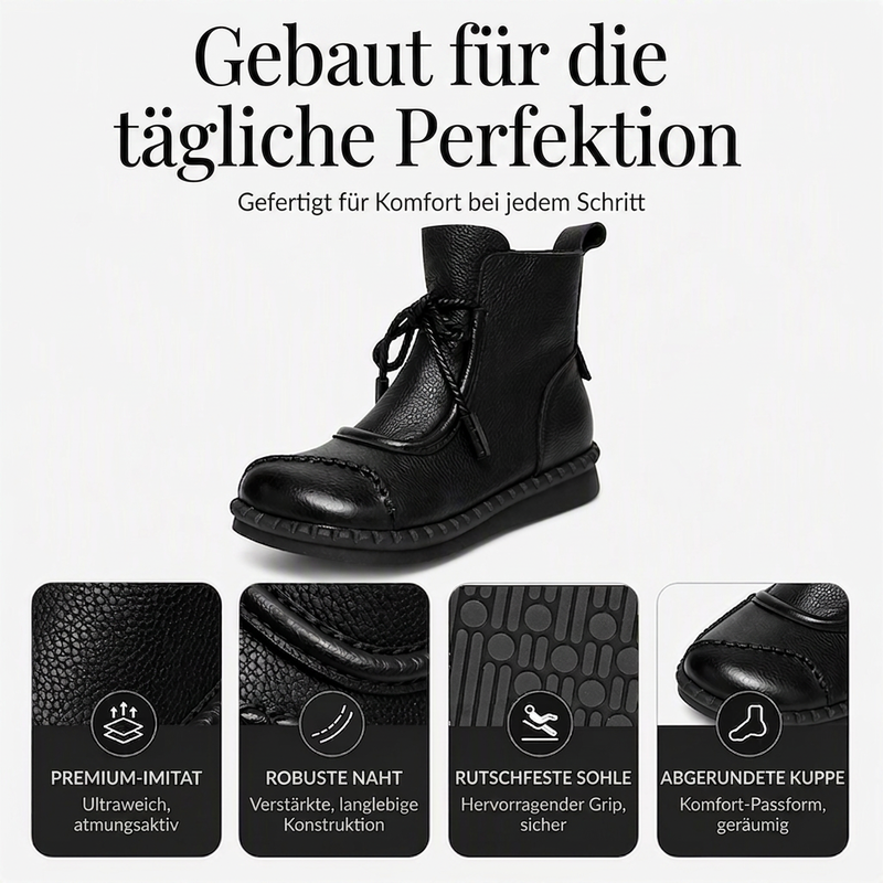 Vintage Ethno-Stiefeletten für Damen