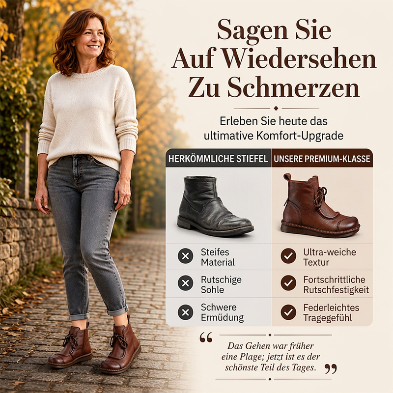 Vintage Ethno-Stiefeletten für Damen
