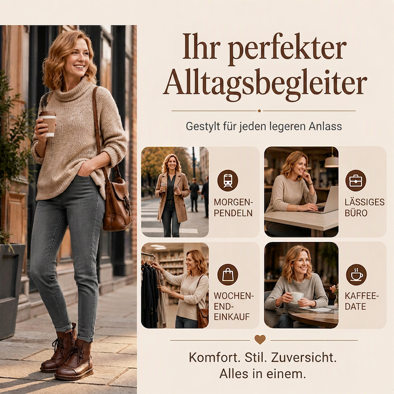 Vintage Ethno-Stiefeletten für Damen