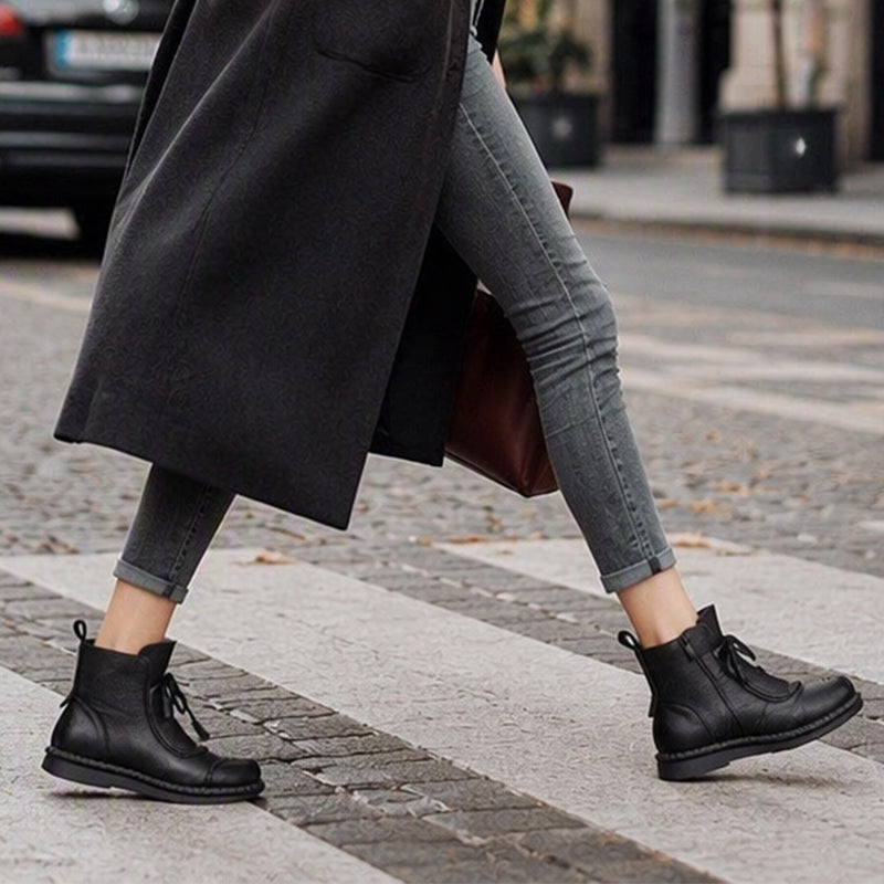 Vintage Ethno-Stiefeletten für Damen