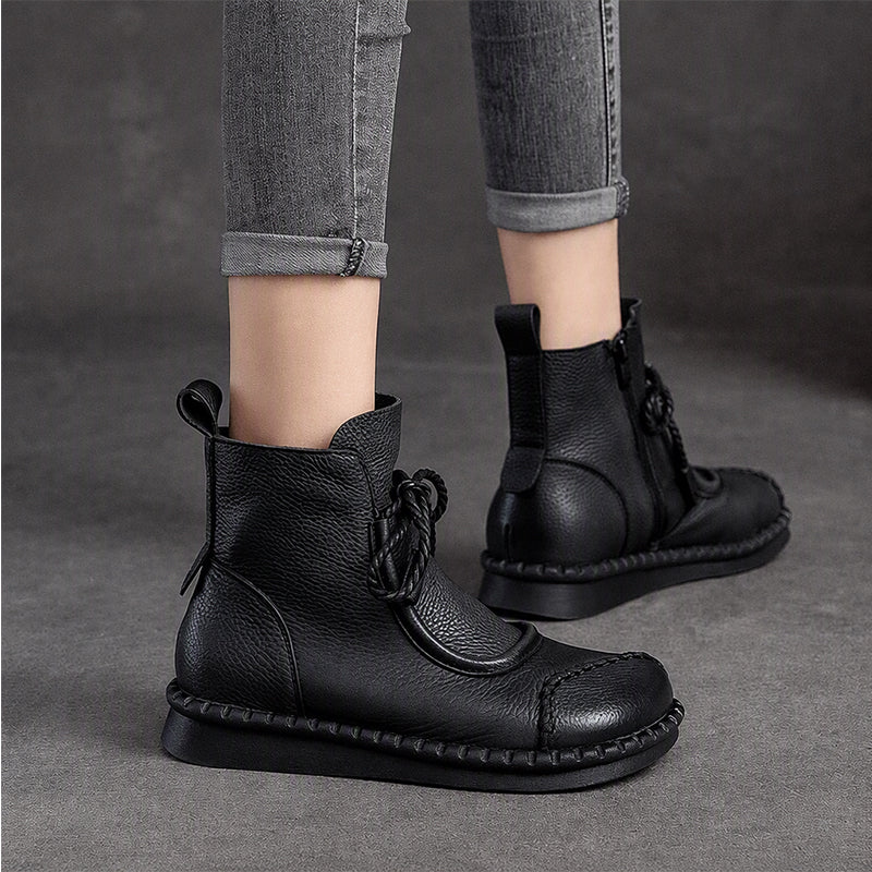 Vintage Ethno-Stiefeletten für Damen
