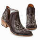 ✨Retro Damen Stiefeletten: V-Cutout, Blockabsatz & Stickerei🍂❄️