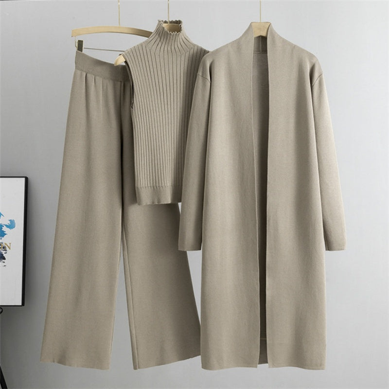 ✨🌸 Bestseller –  Über 100.000 verkauft – der beliebteste Hit – jetzt zum halben Preis Herbst Ärmellose Weste ＆ Cardigan ＆ Hose 3-teiliges Set
