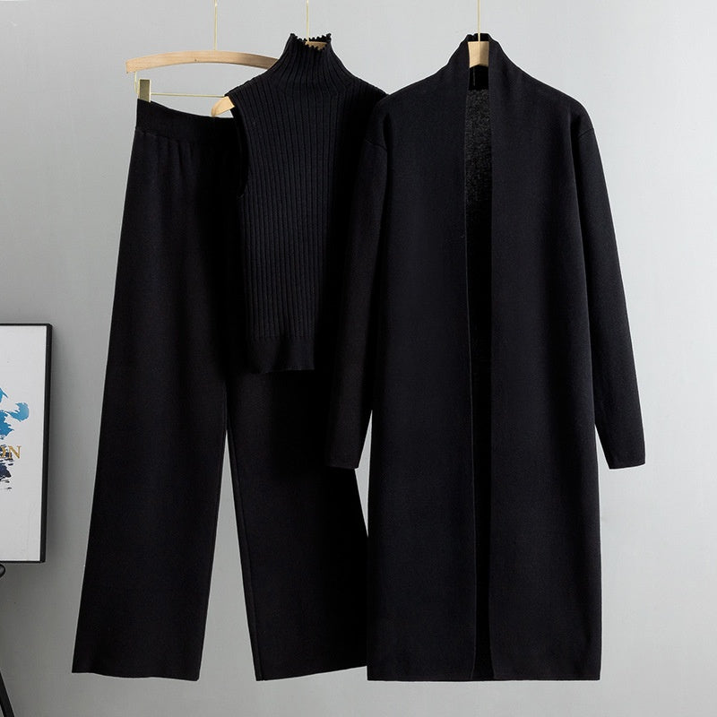 ✨🌸 Bestseller –  Über 100.000 verkauft – der beliebteste Hit – jetzt zum halben Preis Herbst Ärmellose Weste ＆ Cardigan ＆ Hose 3-teiliges Set