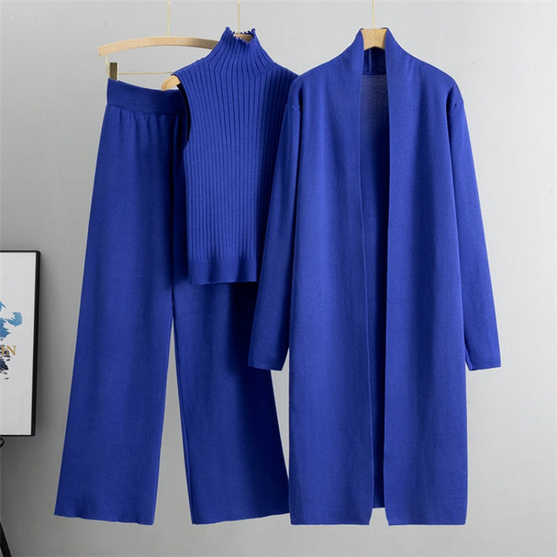 ✨🌸 Bestseller –  Über 100.000 verkauft – der beliebteste Hit – jetzt zum halben Preis Herbst Ärmellose Weste ＆ Cardigan ＆ Hose 3-teiliges Set