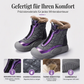Wasserdichte, warme Damen-Retro-Schneestiefel