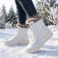 Wasserdichte, warme Damen-Retro-Schneestiefel
