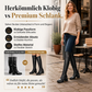 Warme elastische Damen-Overknee-Stiefel