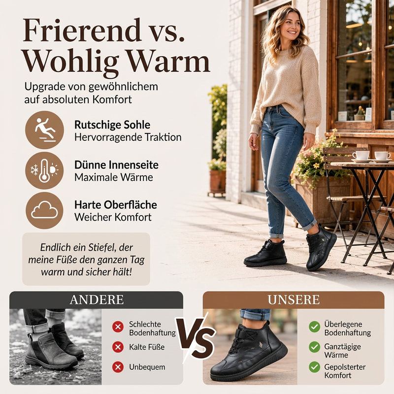 🔥 Die neuen Lieblingsteile sind da – und sie sind schon jetzt ein Hit! Warm gefütterte rutschfeste Schneestiefel für Damen