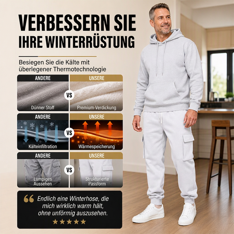 📢🎉50%Rabatt!!!🛍️✨Locker sitzende Cargo-Jogginghose für Herren mit Kordelzug