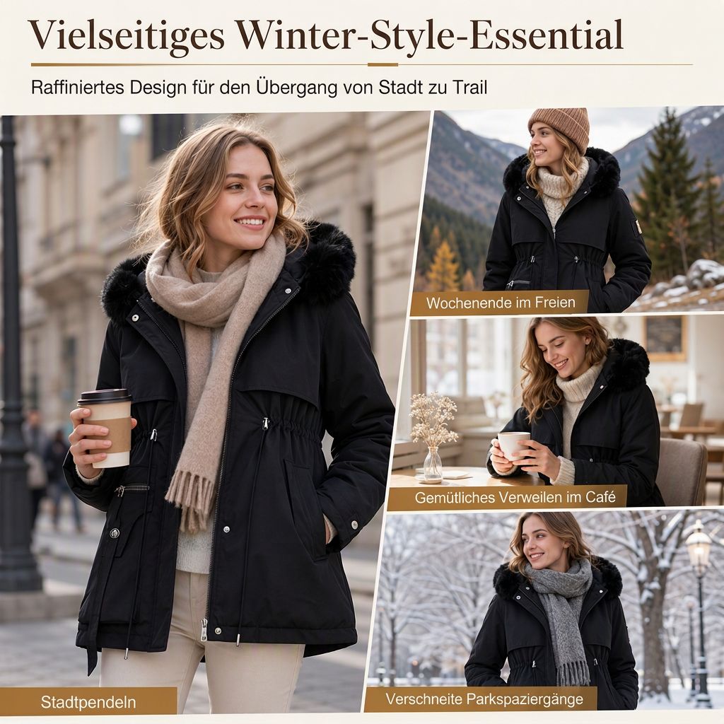📢📢50%Rabatt!!!🎉✨Winterliche Kunstfell-Parka für Damen