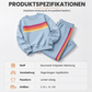 Zweiteiliges Set aus lässigem Sweatshirt und Jogginghose für Damen
