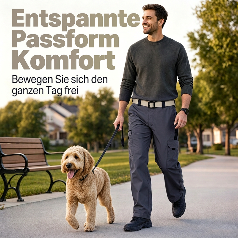 🥾 50% Rabatt | Mehr Stauraum & Bewegungsfreiheit – Herren Outdoor-Cargohose