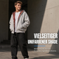 📢📢50% Rabatt!!! 🎉✨ Unisex Wendbare Karierte Kapuzenjacke mit Reißverschluss