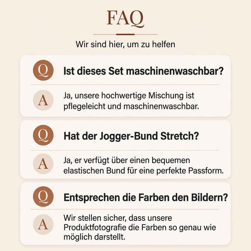 Gestreiftes Sweatshirt und Jogginghosen-Set für Damen