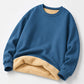 Herren-Sweatshirt mit Fleecefutter und Rundhalsausschnitt