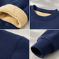 Herren-Sweatshirt mit Fleecefutter und Rundhalsausschnitt