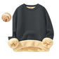 Herren-Sweatshirt mit Fleecefutter und Rundhalsausschnitt