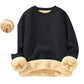 Herren-Sweatshirt mit Fleecefutter und Rundhalsausschnitt