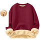 Herren-Sweatshirt mit Fleecefutter und Rundhalsausschnitt