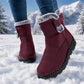 Rutschfeste warme Winter-Schneestiefel für Damen
