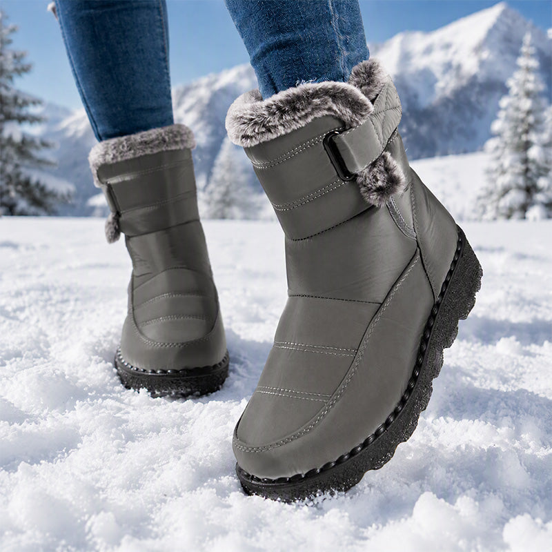 Rutschfeste warme Winter-Schneestiefel für Damen