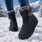 Rutschfeste warme Winter-Schneestiefel für Damen