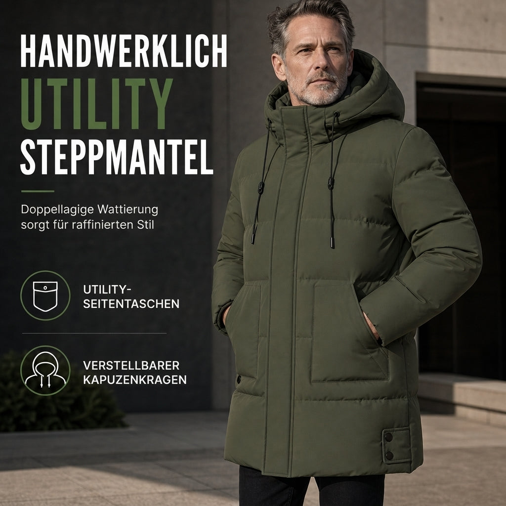 📢🎉50%Rabatt!!!🛍️✨Herren Freizeit Mittellange Gepolsterte Winter Verdickte Warme Oberbekleidung Mantel Übergröße