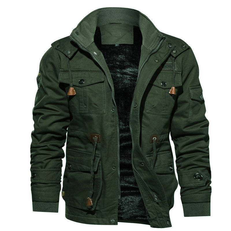 📢🎉50%Rabatt!!!🛍️✨Wärmende Winterjacke für Herren mit abnehmbarer Kapuze